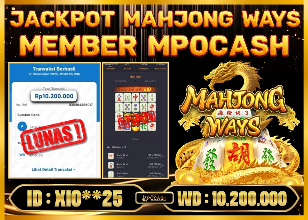 MPOCASH JACKPOT MAJJONG WAYS